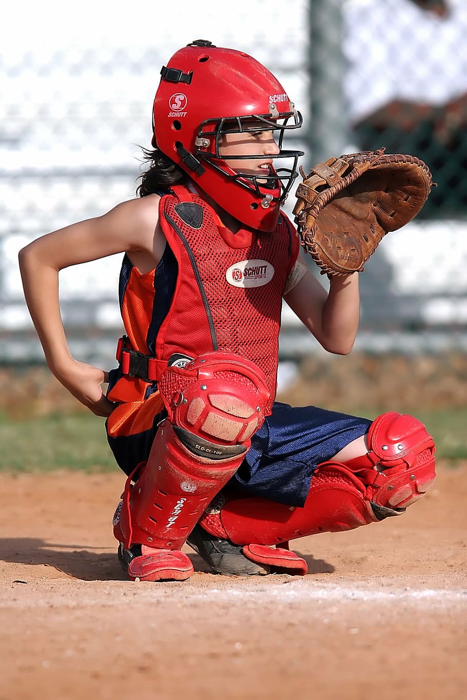 HD wallpaper: softball, player, girl, catcher, catcher's mitt, glove,  athlete | Wallpaper Flare