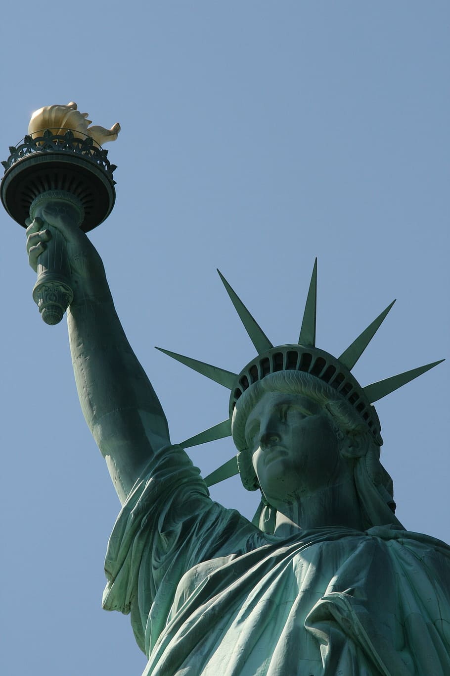 statue of liberty, national monument, landmark, nyc, sculpture, HD wallpaper