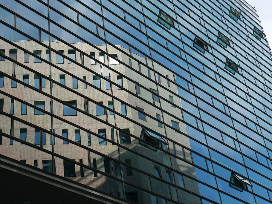 glass, window, reflection, bright, building, architecture, stained glass window HD wallpaper