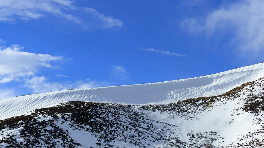snow, nature, winter, mountain, panoramic, landscape, cold HD wallpaper