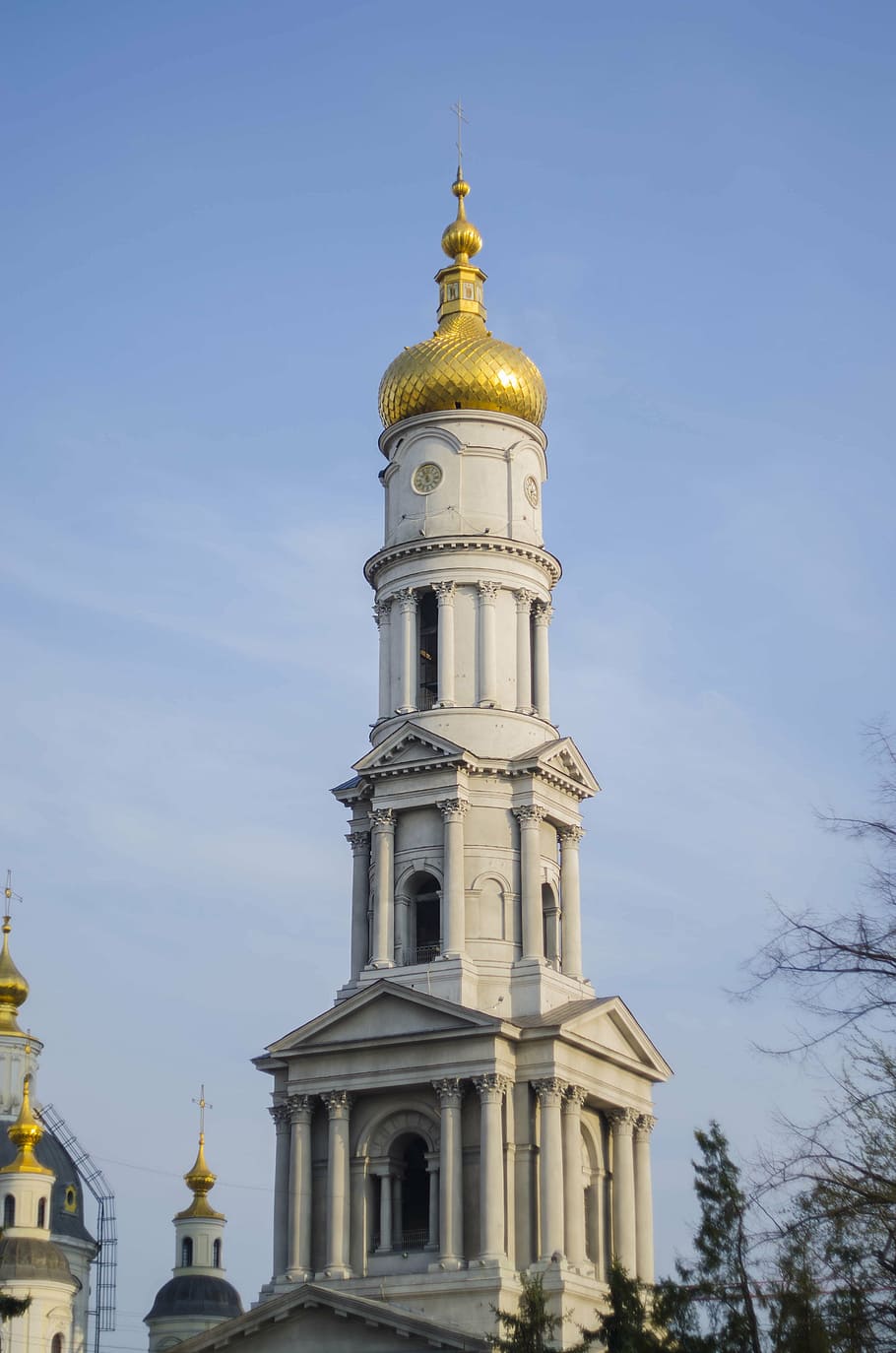 cathedral, building, assumption cathedral, architecture, baroque HD wallpaper