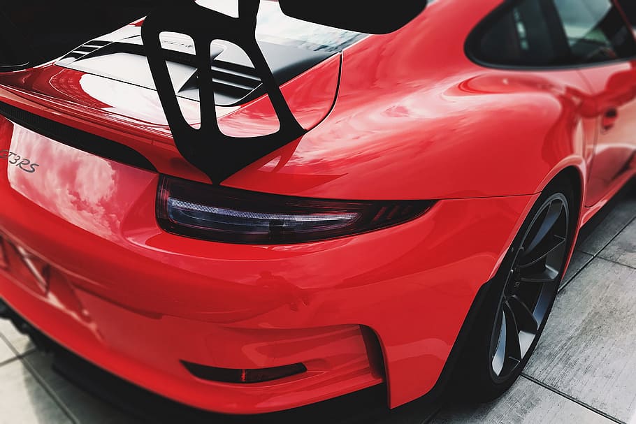 Red Porsche sports car, various, land Vehicle, transportation HD wallpaper