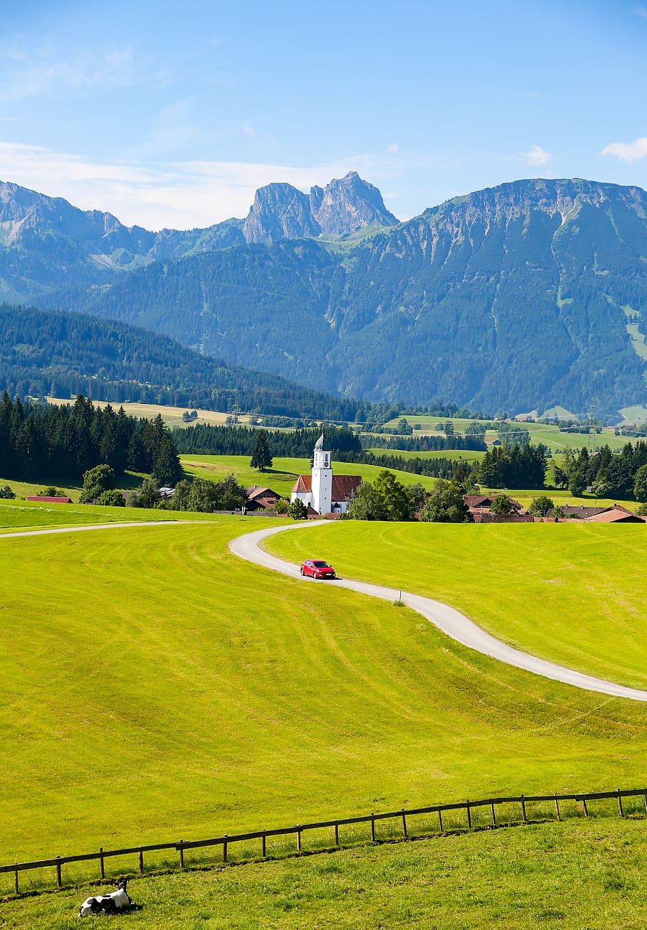 Allgäu Wallpaper 4K, Germany, Landscape