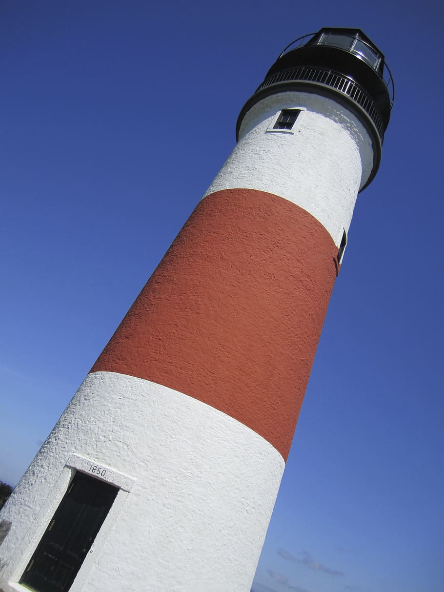 lighthouse, nantucket, landmark, vacation, coastal, island HD wallpaper