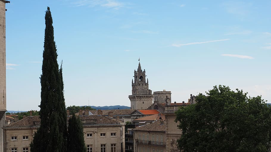 Avignon, Bell Tower, Tower, Clock, Clock Tower, tour de jacquemart HD wallpaper
