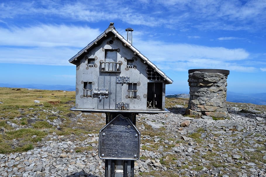 Mailbox, Mountain, Gorbea, Vizcaya, nature, cloud - sky, outdoors HD wallpaper