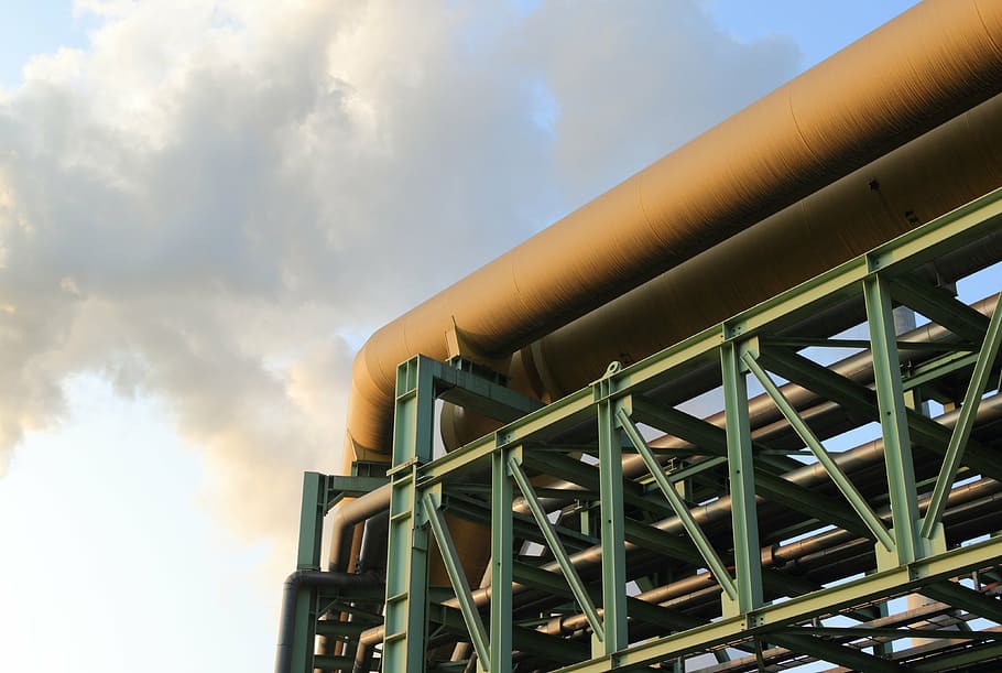 germany, alsumer, berg, industry, industrial, sky, cloud - sky HD wallpaper