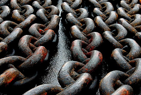 Nautical, Cables, Chains, nautical cables, links, big, steel HD wallpaper