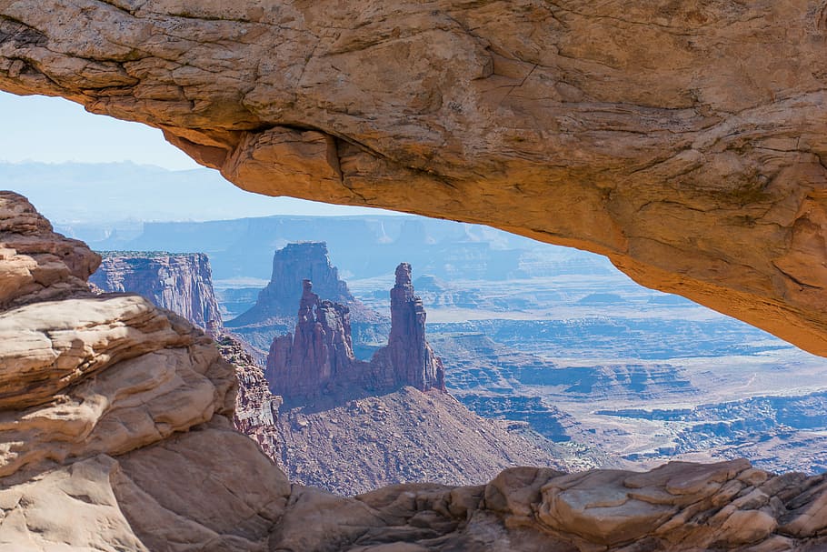 Mesa Arch, untitled, canyonland, national park, grand canyon, HD wallpaper