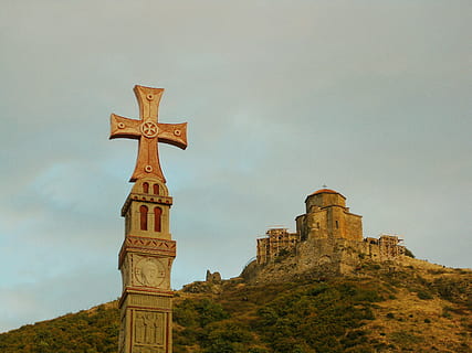 church, old, chapel, monastery, cathedral, mtskheta, georgia HD wallpaper