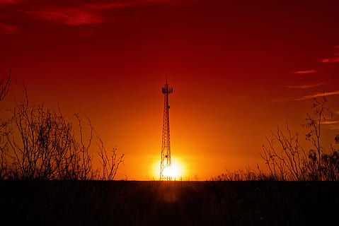 Sunset, Setting Sun, Horizon, Sky, nature, landscape, beauty HD wallpaper