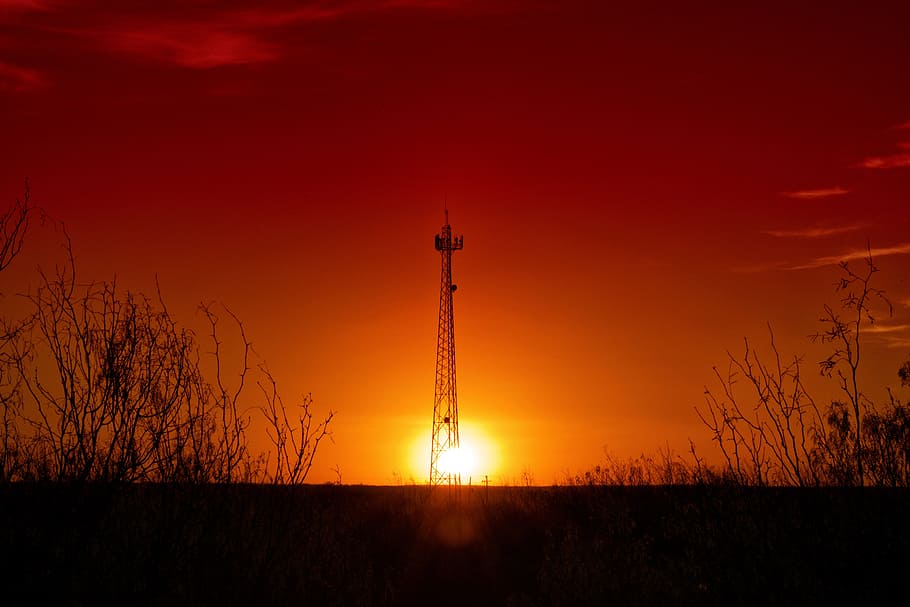 Sunset, Setting Sun, Horizon, Sky, nature, landscape, beauty HD wallpaper