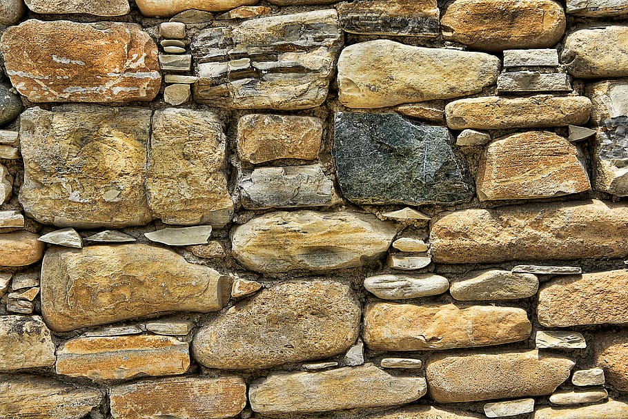brown stone wall, texture, structure, background, grey, pattern HD wallpaper