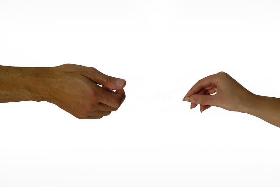 hands, give, take, connect, connected, exchange, trust, business HD wallpaper
