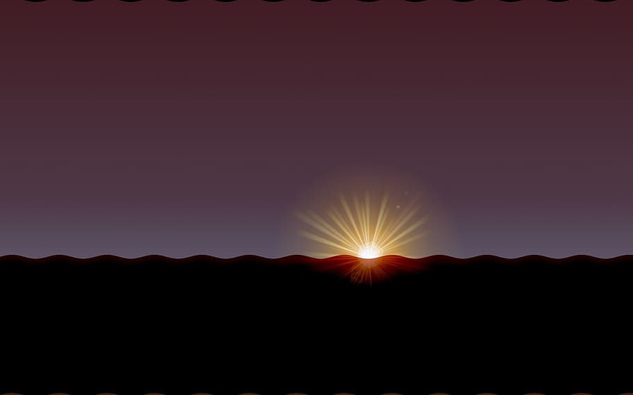 star, moon, earth, landscape, mountain, sun, light, sky, beauty in nature HD wallpaper