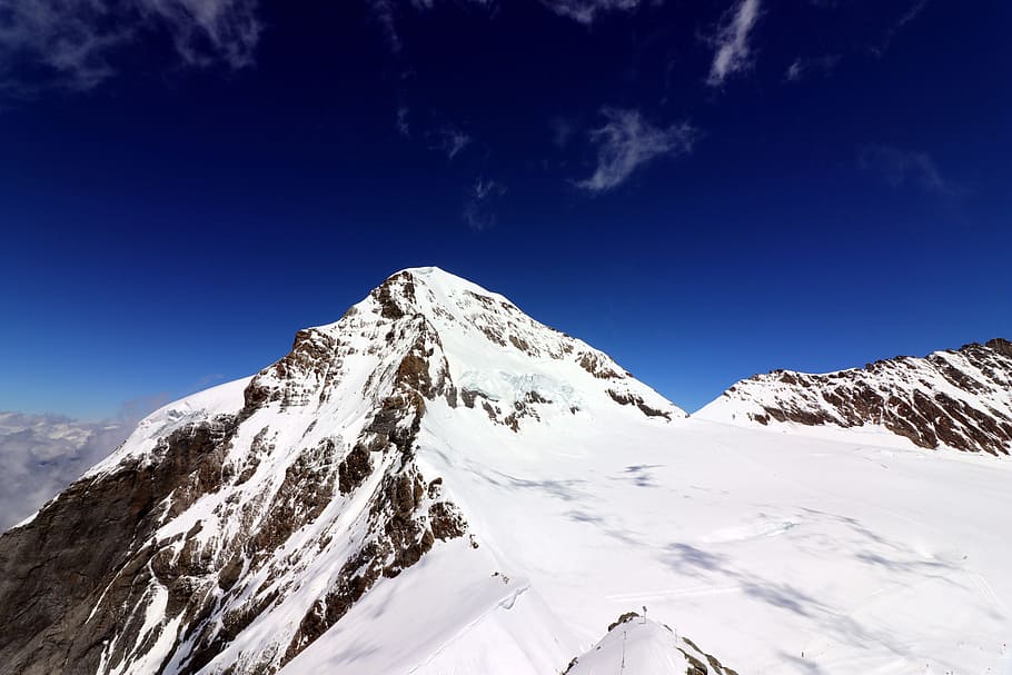 Photo of Mountain Surrounded by Snow, adventure, alpine, altitude
