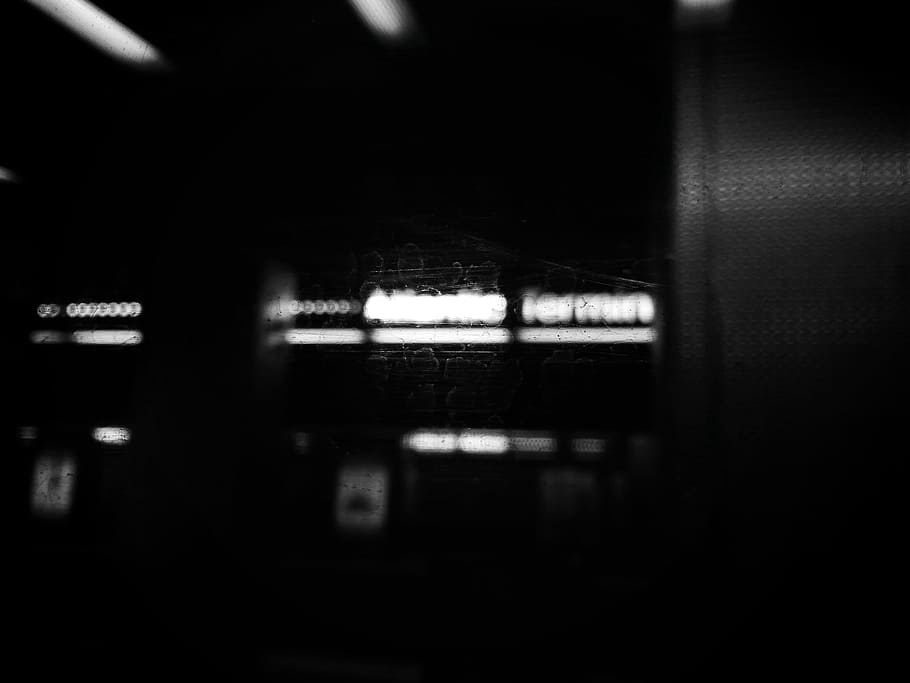 Atlantic Ave, blur, brooklyn, platform, station, train, New York HD wallpaper