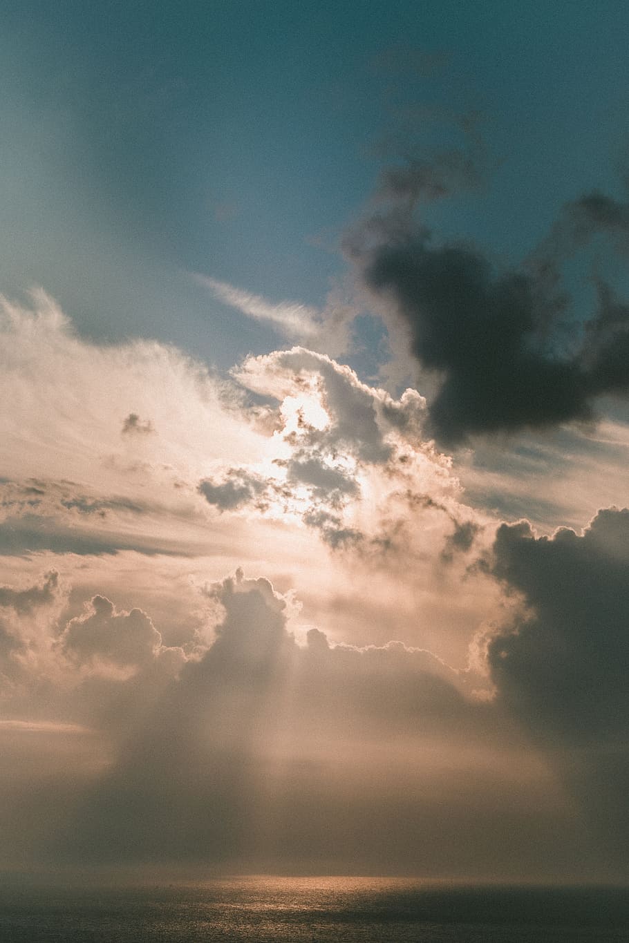 clouds, sky, sunlight, sunshine, sunrise, morning, sea, cloud - sky HD wallpaper
