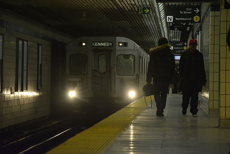 toronto, train, canada, urban, city, transportation, ontario HD wallpaper
