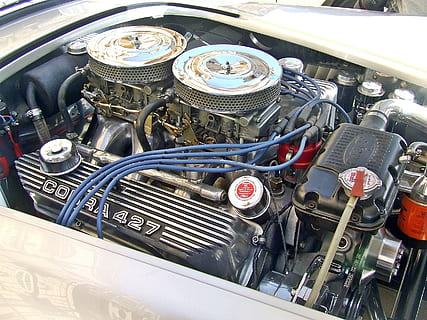car engine, tuned engine, ac cobra engine, motor, tuning, mechanic HD wallpaper