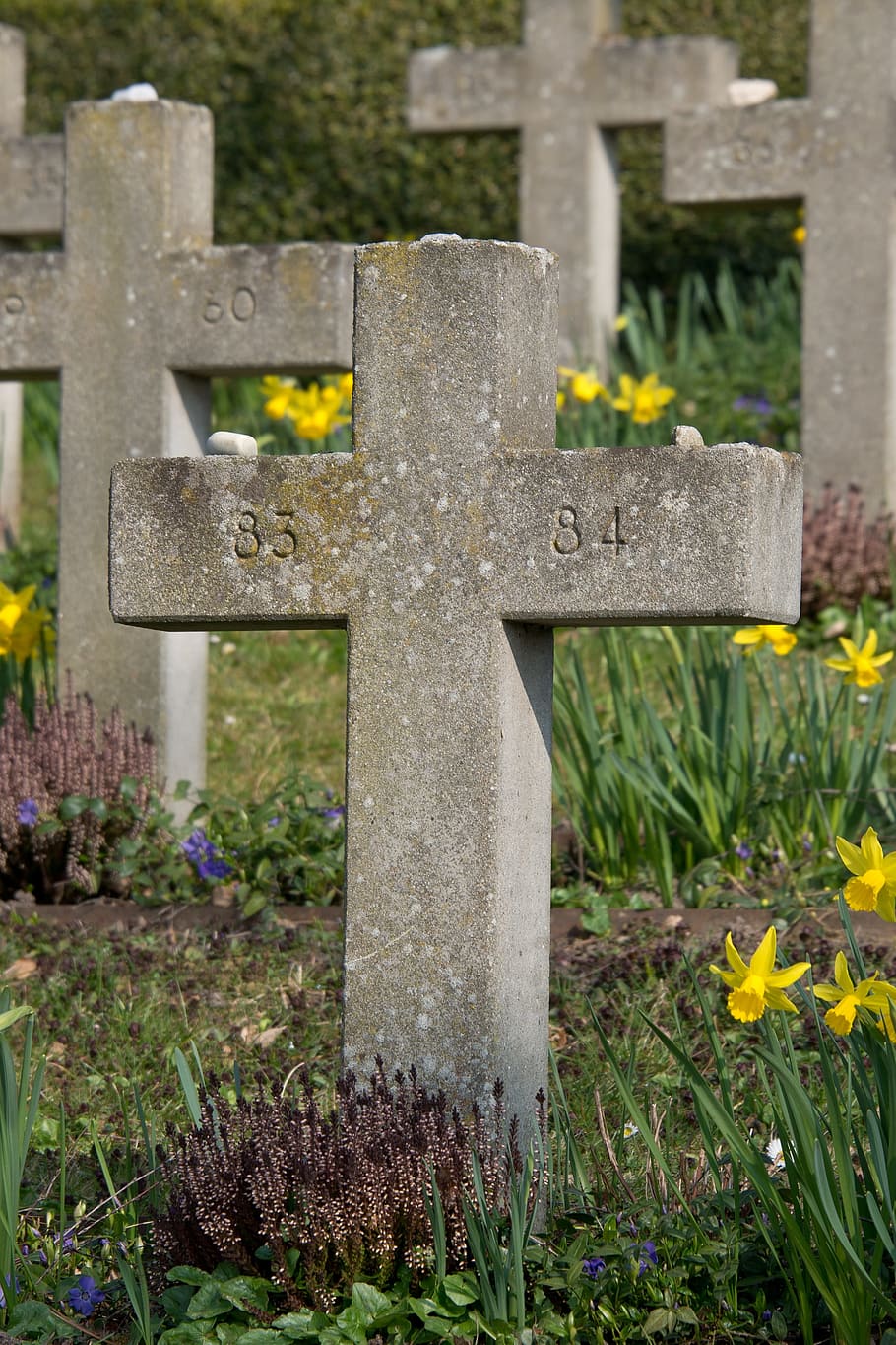 Cemetery, Cross, Funeral, Birnau, lake constance, überlingen HD wallpaper