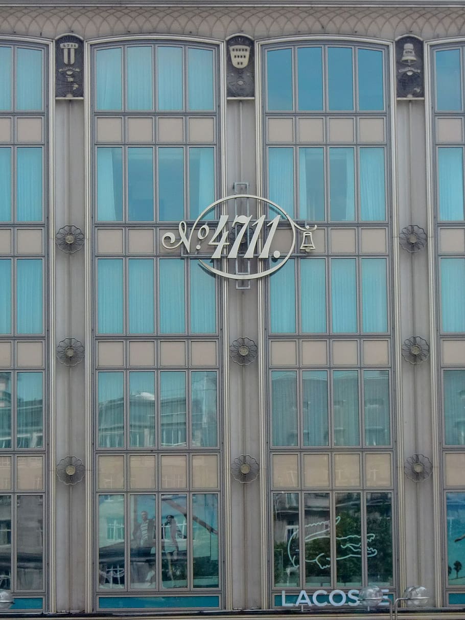 Facade, Window, Glass, Building, architecture, advertising HD wallpaper