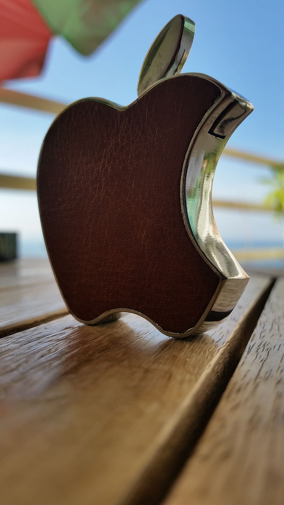 lighter, apple, clone, wood - material, table, no people, close-up HD wallpaper