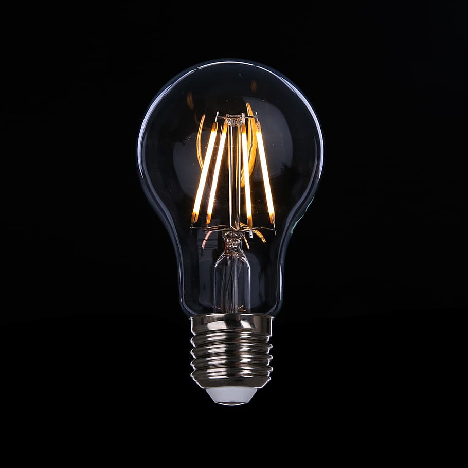 light, light bulb, power, bulb, bright, electricity, energy, filament, HD wallpaper