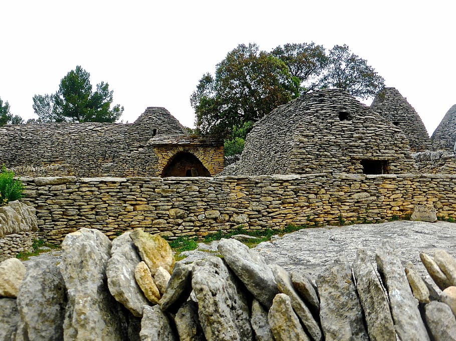 stone, wall, buildings, material, construction, natural, rough HD wallpaper