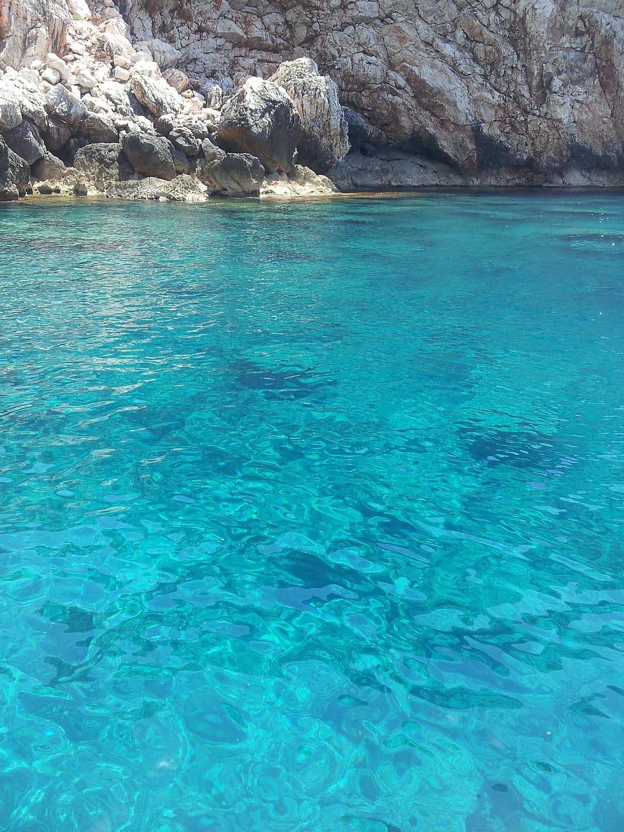 sea, summer, blue, vacations, nature, beach, island, water HD wallpaper