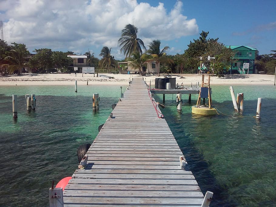 beach, pier, dock, sea, ocean, water, travel, summer, vacation HD wallpaper