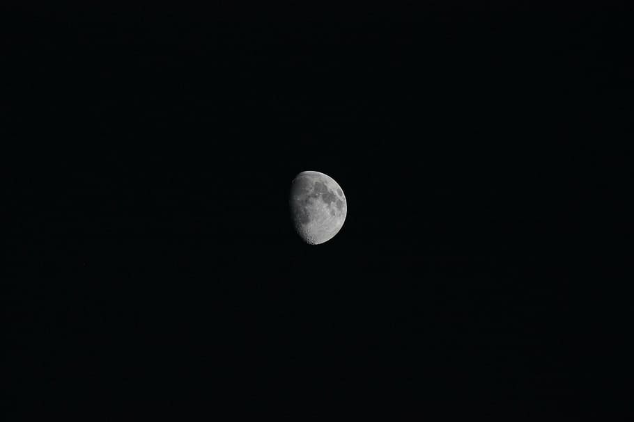 luna, night, evening, space, moon, astronomy, sky, beauty in nature HD wallpaper