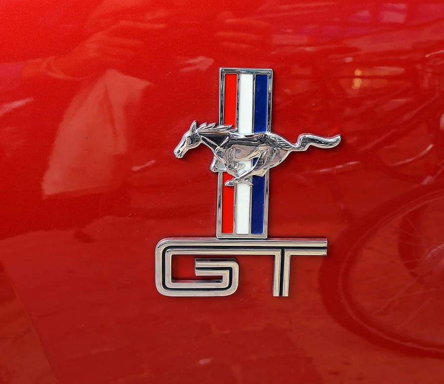 ford mustang, auto, paint, body, logo, emblem, paintwork, oldtimer
