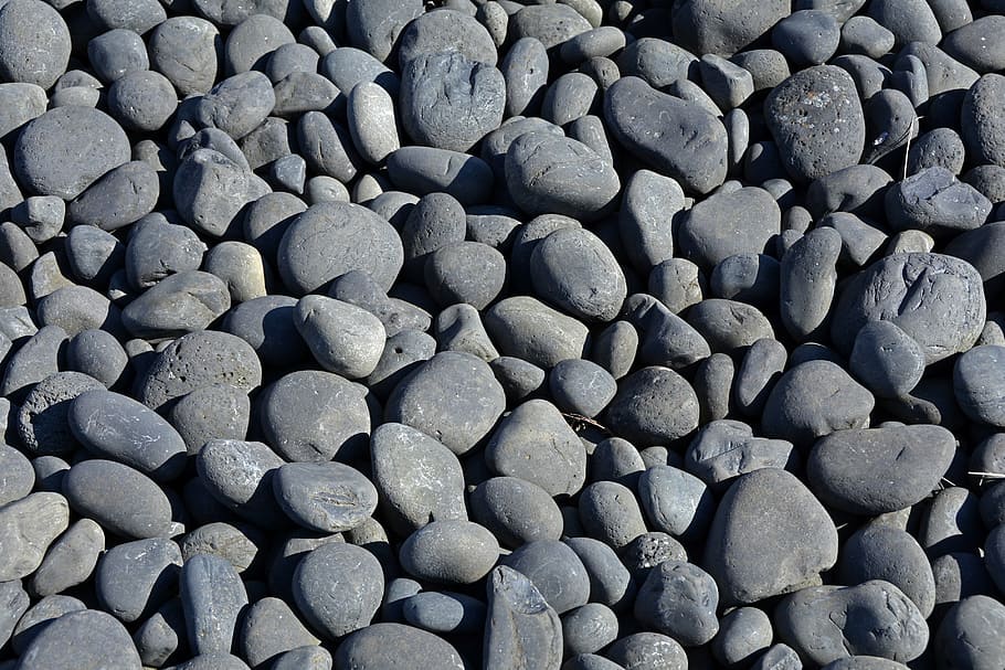 bunch of black stone, stones, smooth, about, grey, nature, sea HD wallpaper