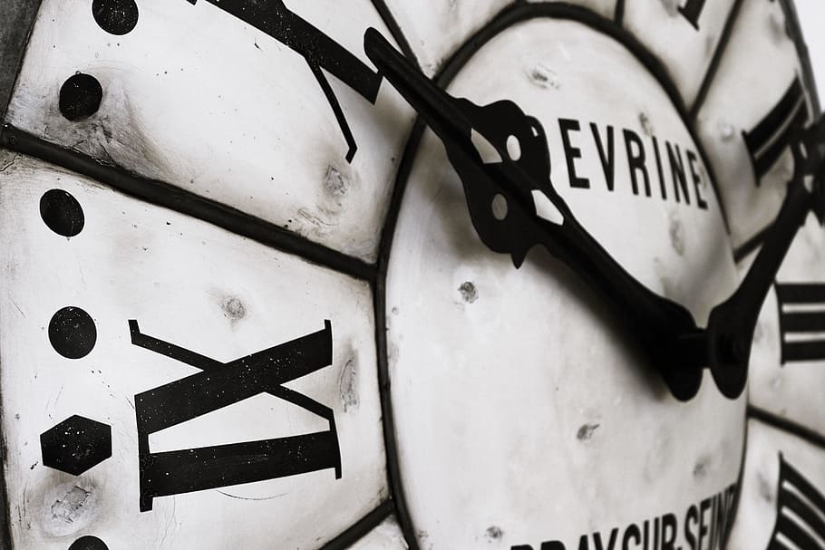 Clock, Vintage, Close, Time, Watch, decor, text, close-up, full frame HD wallpaper