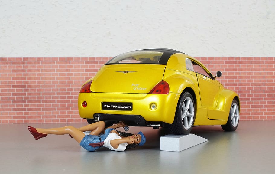 model car, chrysler, cruiser, auto, toys, sports car, vehicle HD wallpaper