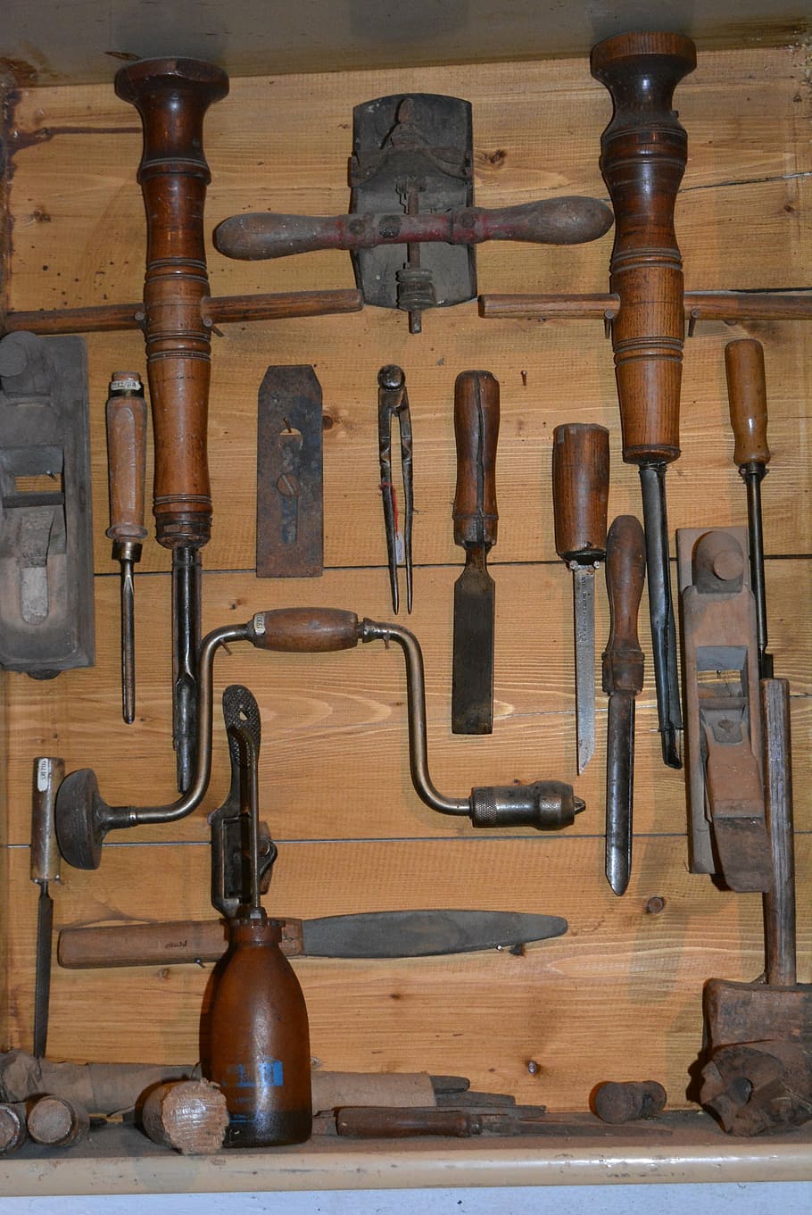 tool, museum, old, old museum, collection, wood - material HD wallpaper
