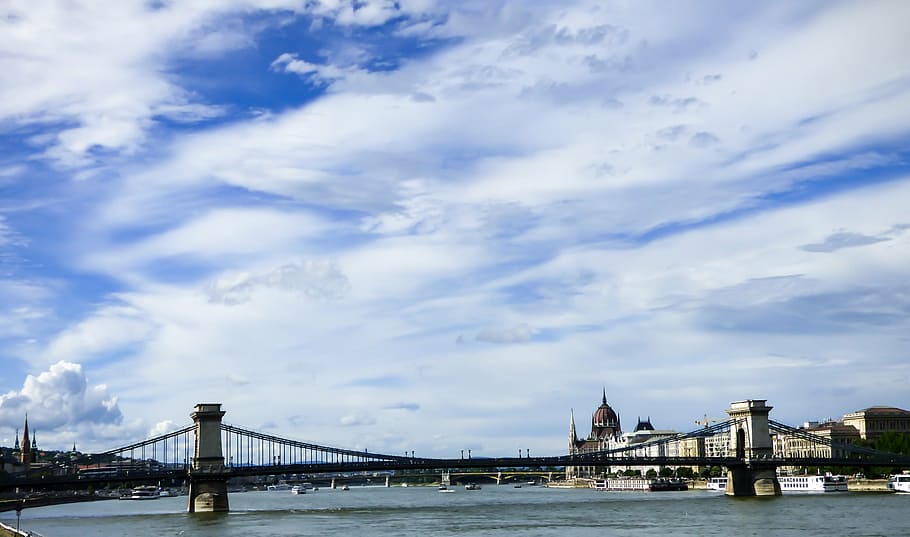 budapest, scape, river, capital, hungary, danube, panorama HD wallpaper