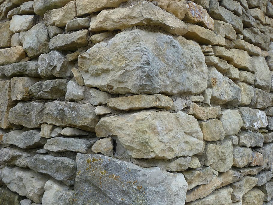wall, stone, structure, old, solid, full frame, stone wall HD wallpaper