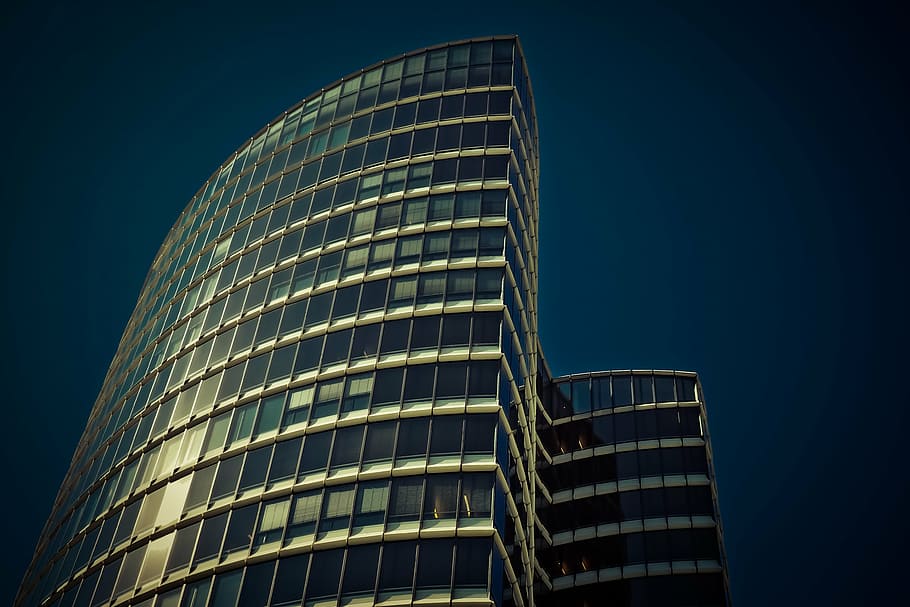 architecture, evening sun, building, lighting, abendstimmung HD wallpaper