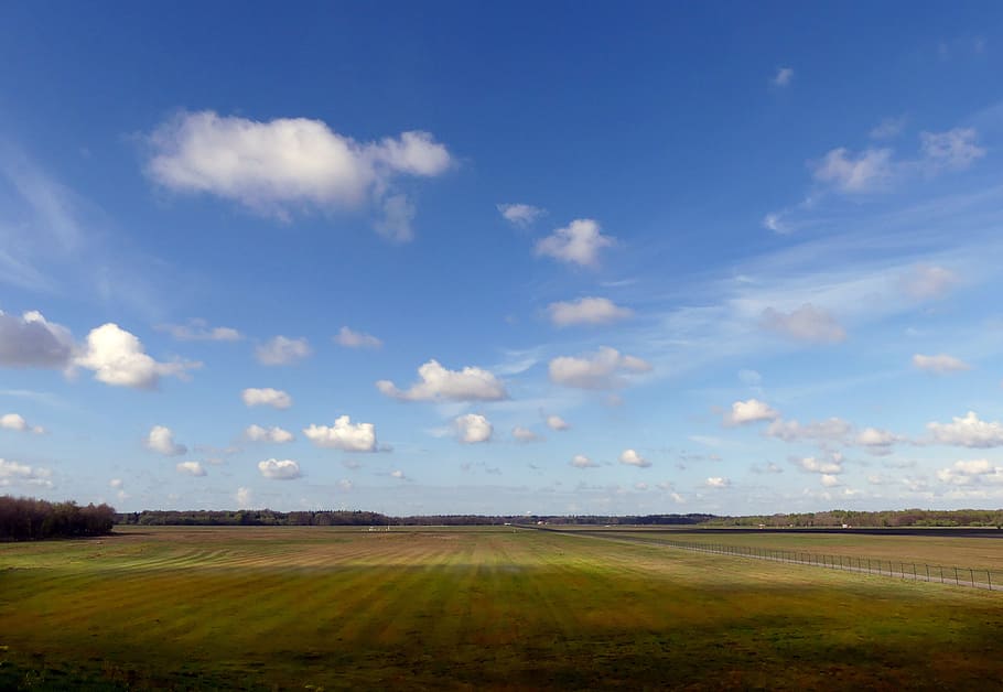 sky, clouds, summer, enschede, landscape, cloud - sky, environment, HD wallpaper