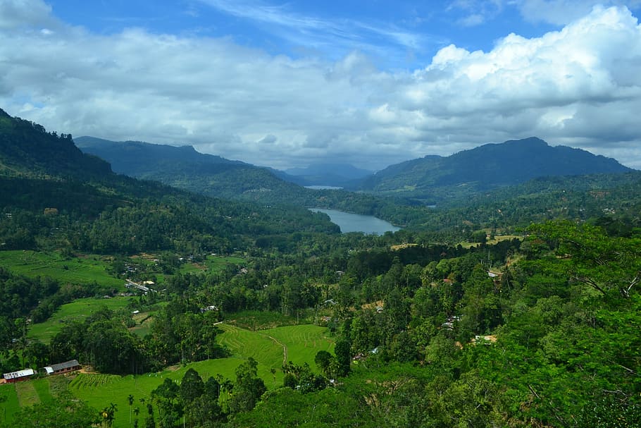 Sri Lanka, Central Province, mountain view, nature, cloud - sky