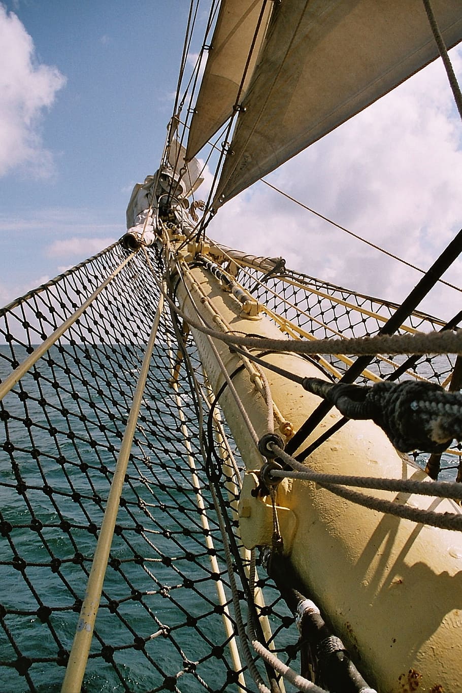 Rigging, Sailing Vessel, Masts, historically, boot, sailing boat HD wallpaper