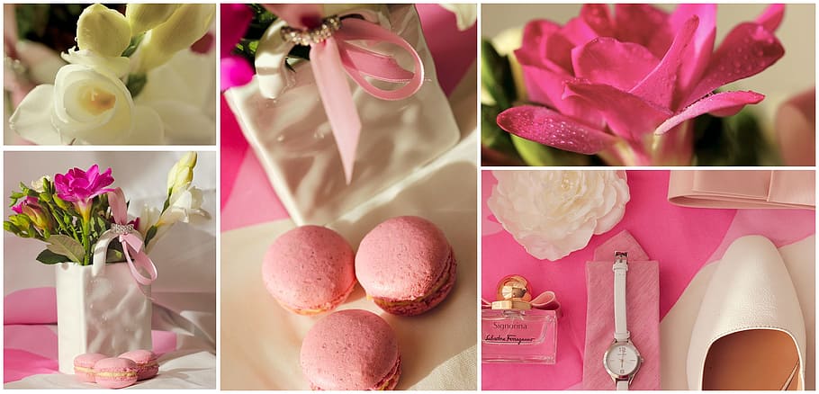Wedding, Macaroons, Collage, wedding collage, decor, wedding decor HD wallpaper