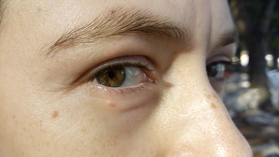 Eye, Face, Close Up, eye close up, human eye, real people, one person HD wallpaper