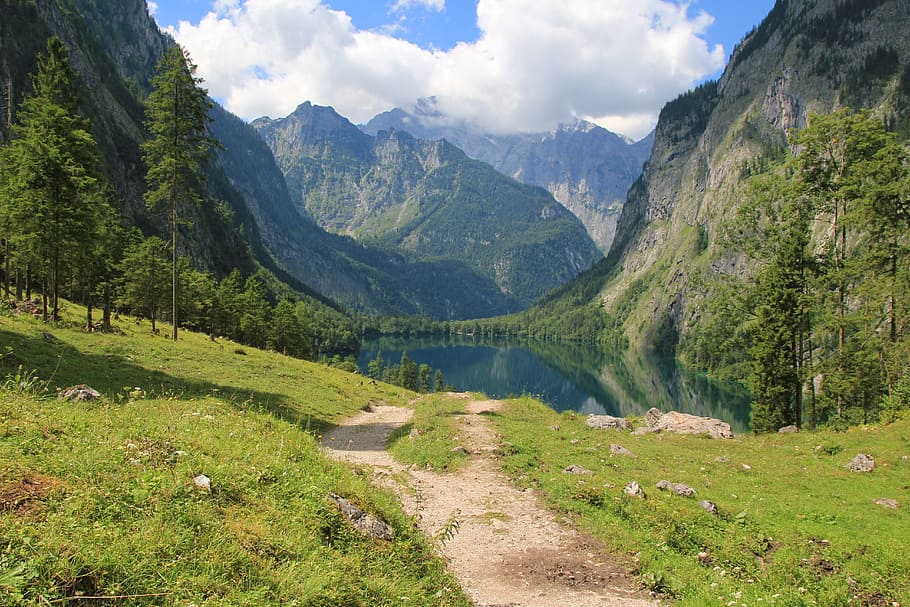 nature, mountains, germany, alpine, berchtesgaden, bavaria HD wallpaper