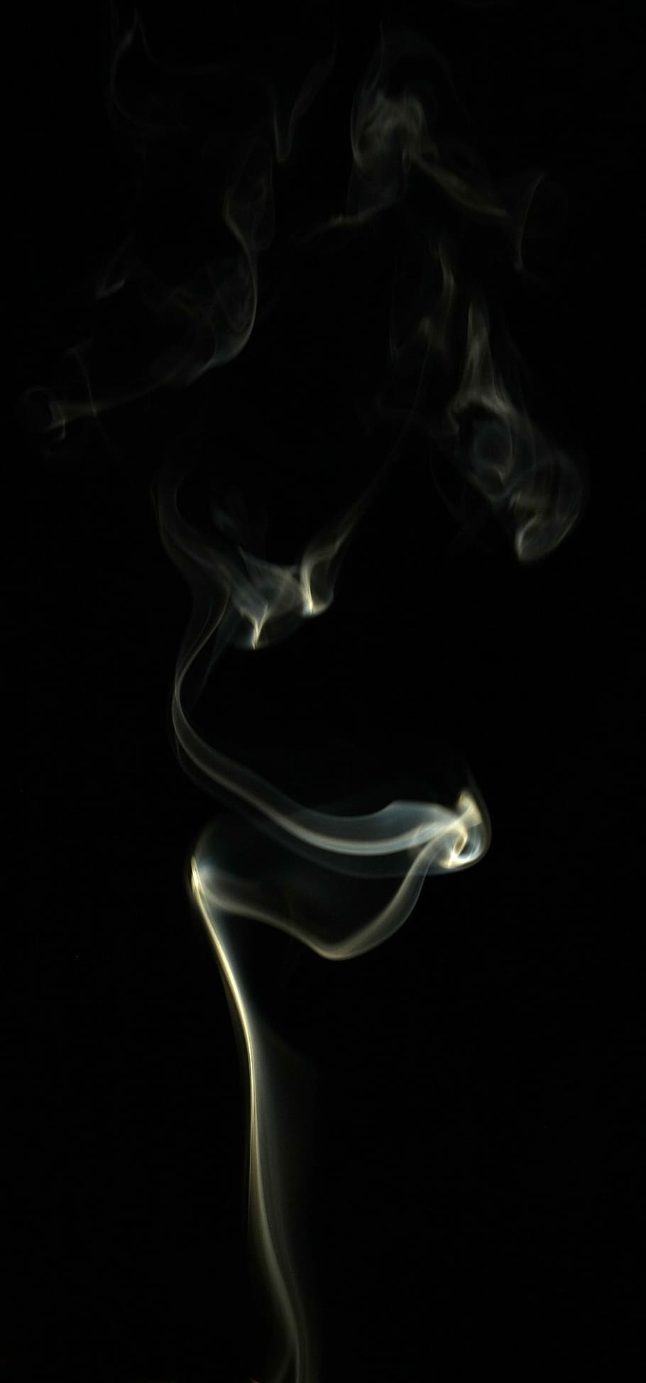 Kemuri, Siro, Test, smoke - physical structure, black background HD wallpaper