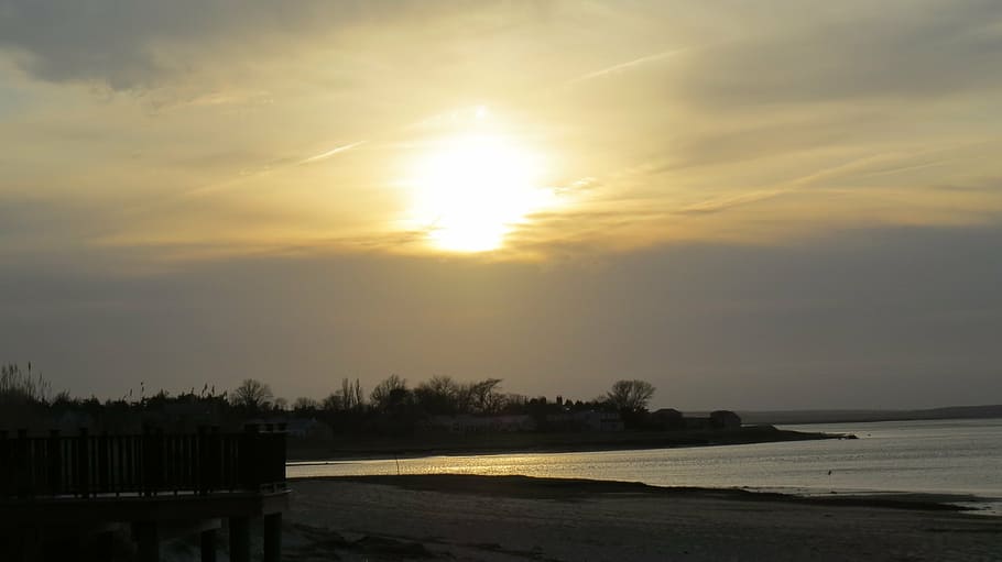 spring, harbor, barnstable harbor, cape cod, sunset, water HD wallpaper