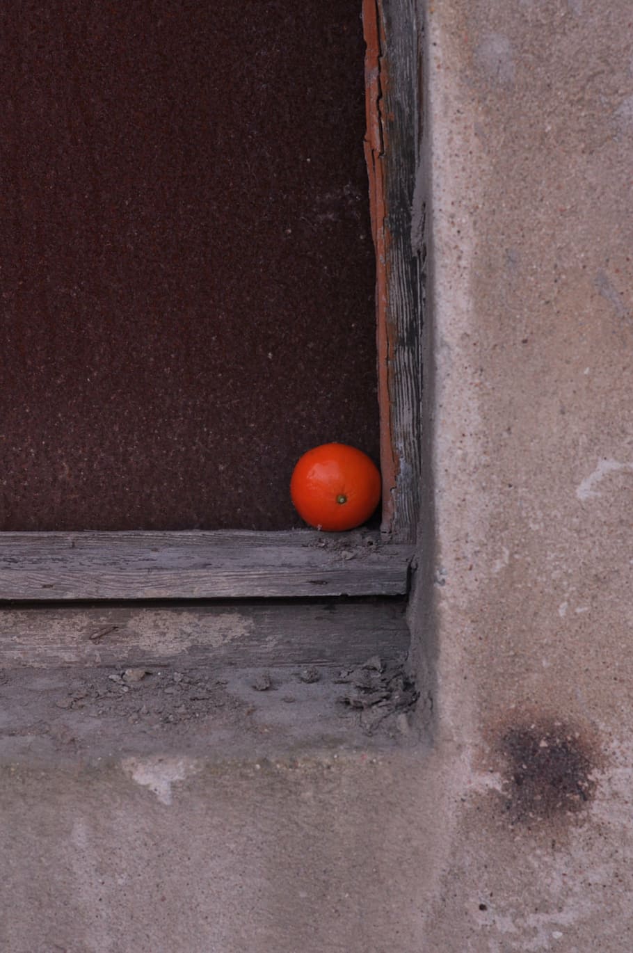 orange, frame, window, open air museum, wood, no people, wellbeing HD wallpaper