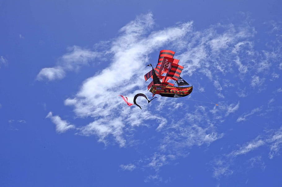 Kite, Wind, Freedom, Air, sky, summer, activity, outdoor, fly HD wallpaper